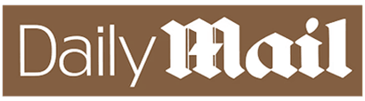 The Daily Mail logo in white serif lettering on a solid brown rectangular background.